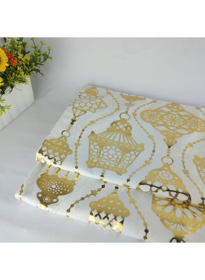 Set of 2 Ramadan Cushion Covers – High Quality Velvet & Linen - Image 1
